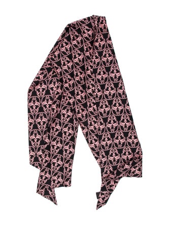 Thomas Wylde Bolduc Au Carre Jersey Silk Scarf