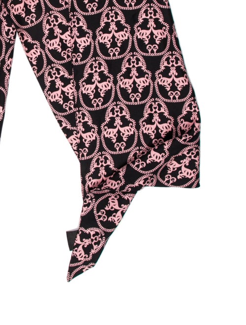 Thomas Wylde Bolduc Au Carre Jersey Silk Scarf