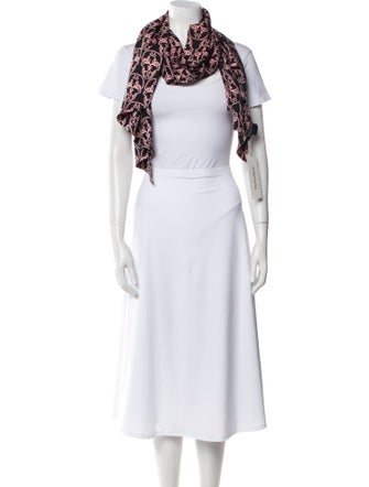 Thomas Wylde Bolduc Au Carre Jersey Silk Scarf