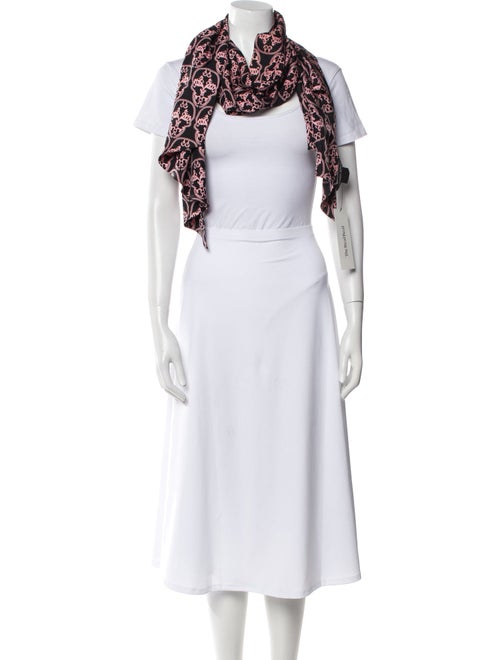 Thomas Wylde Bolduc Au Carre Jersey Silk Scarf