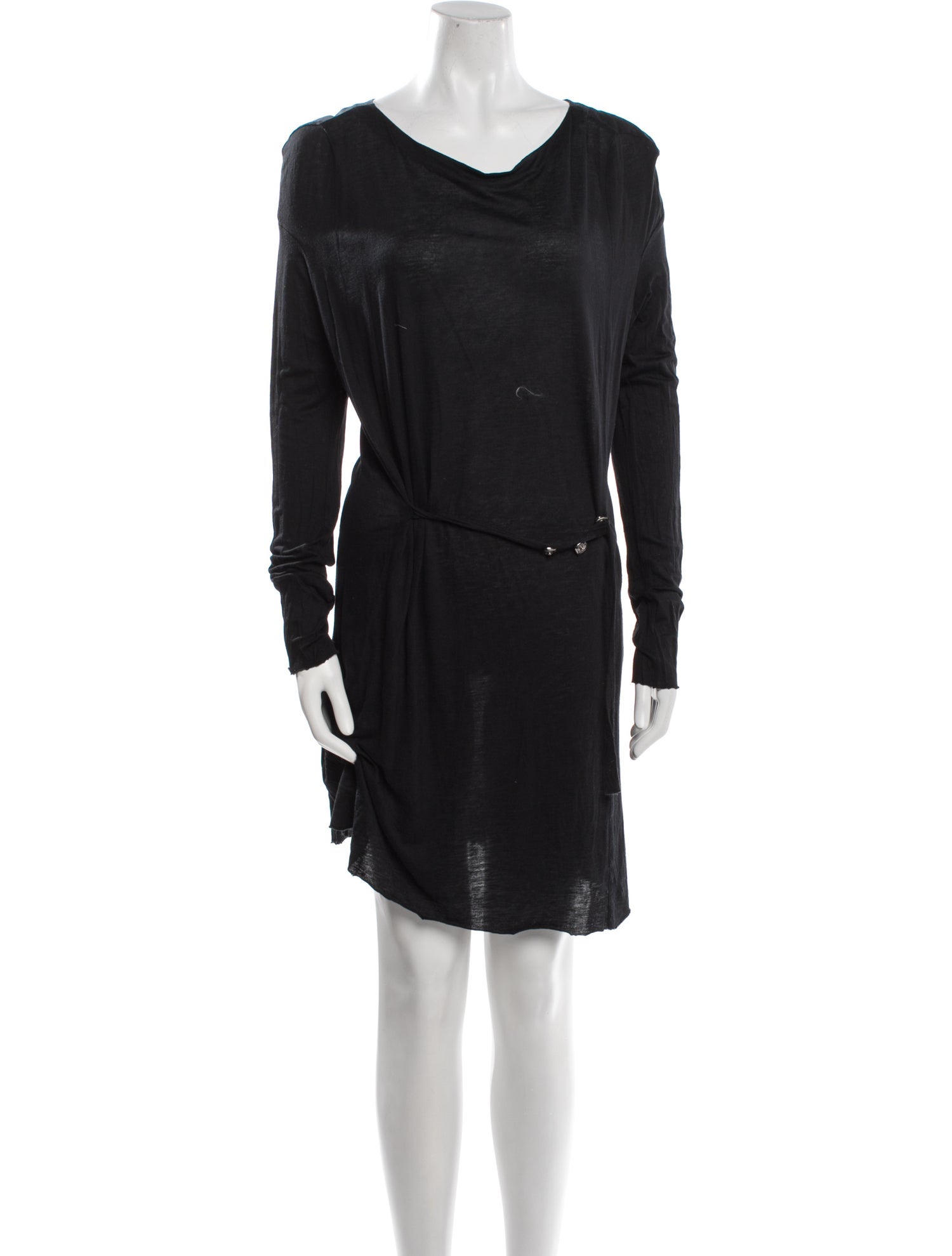 Thomas Wylde Cowl Neck Mini Dress