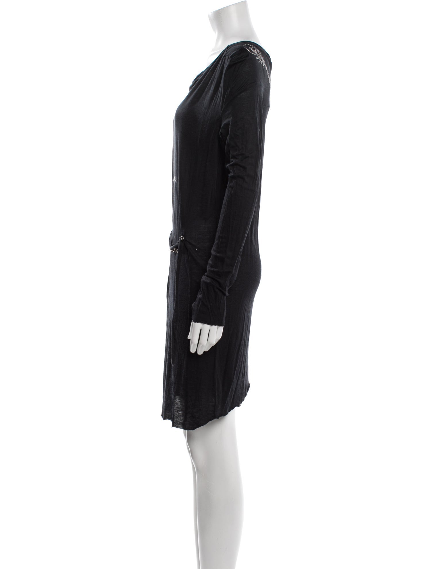Thomas Wylde Cowl Neck Mini Dress