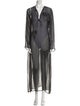 Thomas Wylde Silk Long Dress