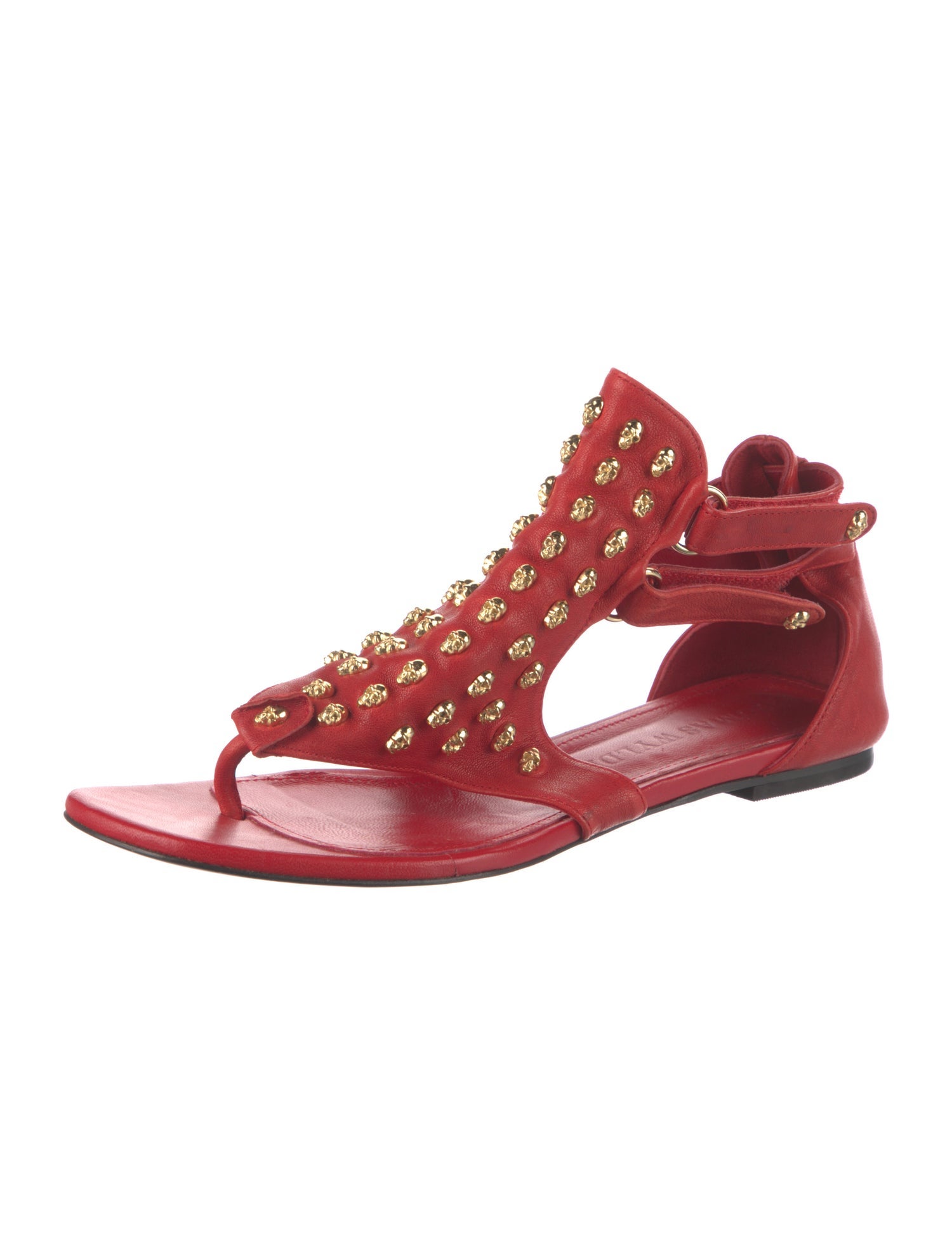 Thomas Wylde Leather Gladiator Sandals