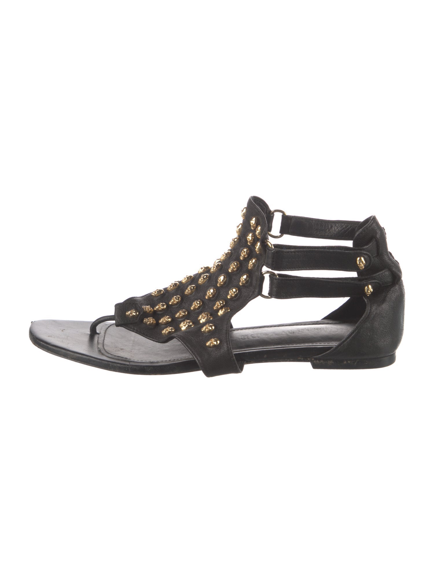 Thomas Wylde Leather Gladiator Sandals
