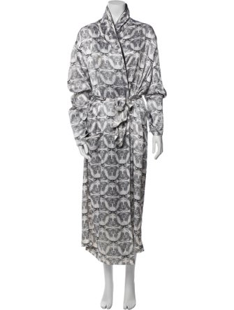 Thomas Wylde Silk Printed Robe