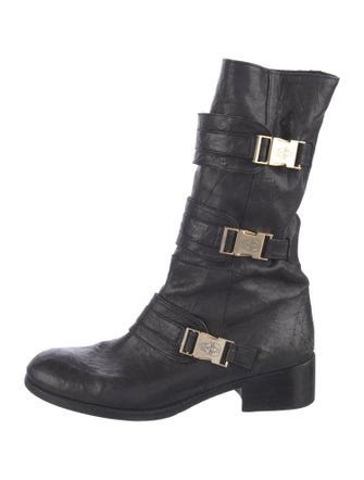 Thomas Wylde Leather Moto Boots
