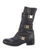 Thomas Wylde Leather Moto Boots