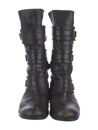 Thomas Wylde Leather Moto Boots