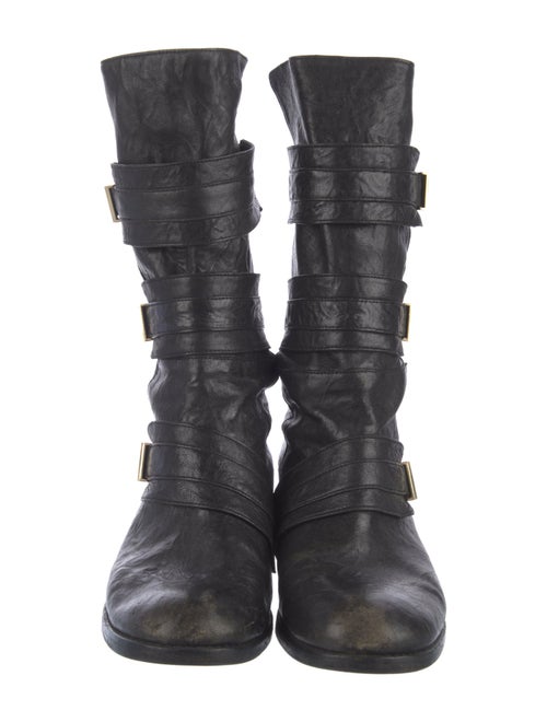 Thomas Wylde Leather Moto Boots