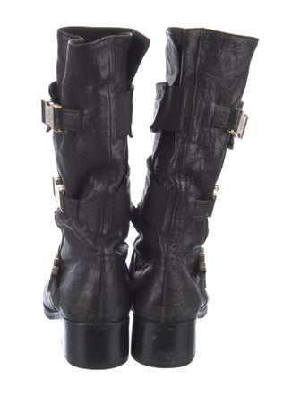 Thomas Wylde Leather Moto Boots