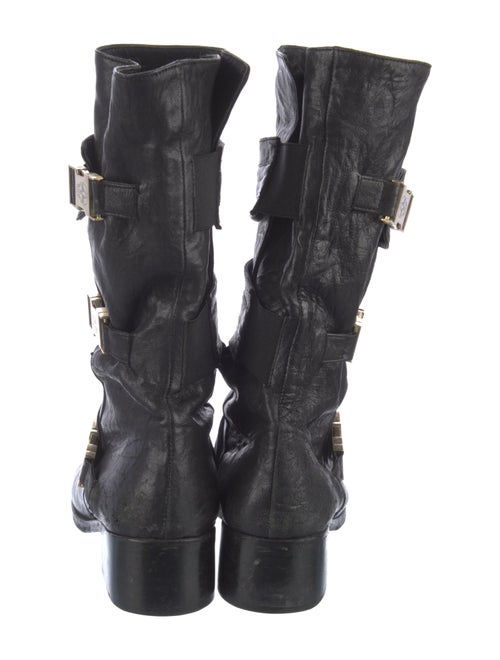 Thomas Wylde Leather Moto Boots
