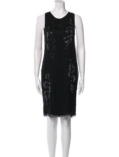 Thomas Wylde Silk Knee-Length Dress