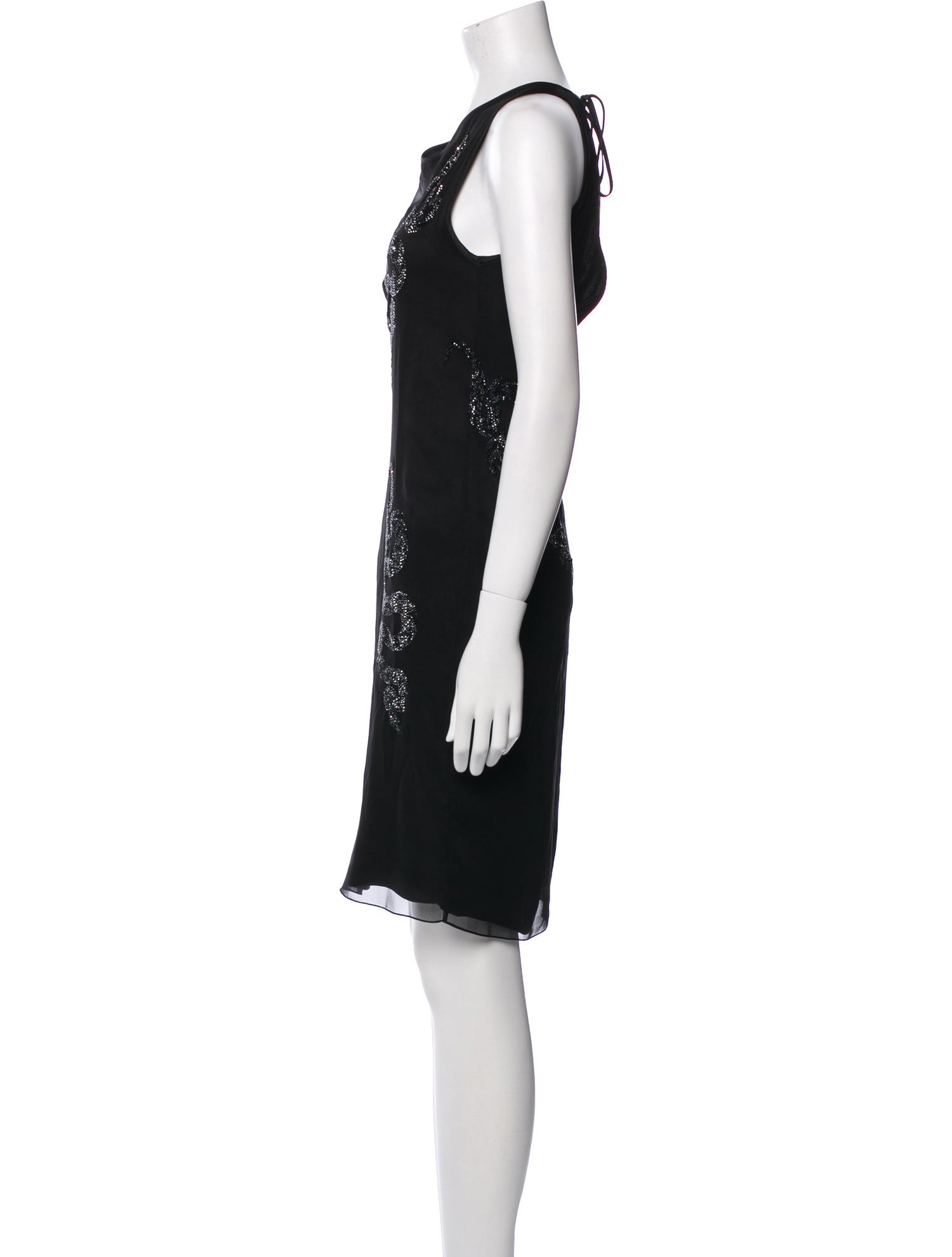 Thomas Wylde Silk Knee-Length Dress