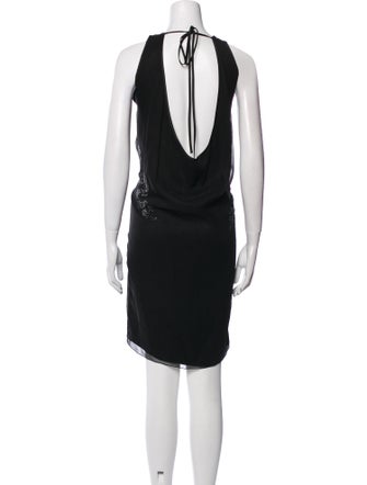 Thomas Wylde Silk Knee-Length Dress