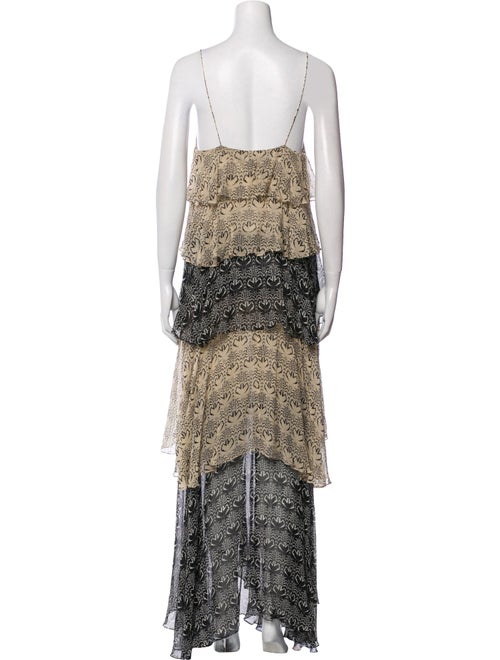 Thomas Wylde Silk Long Dress