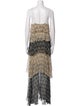 Thomas Wylde Silk Long Dress