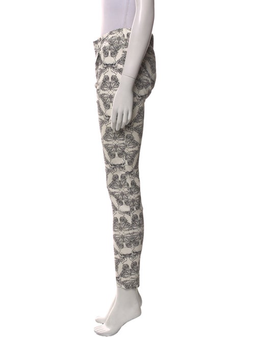 Thomas Wylde Lamb Leather Skinny Leg Pants