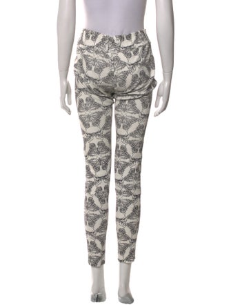 Thomas Wylde Lamb Leather Skinny Leg Pants