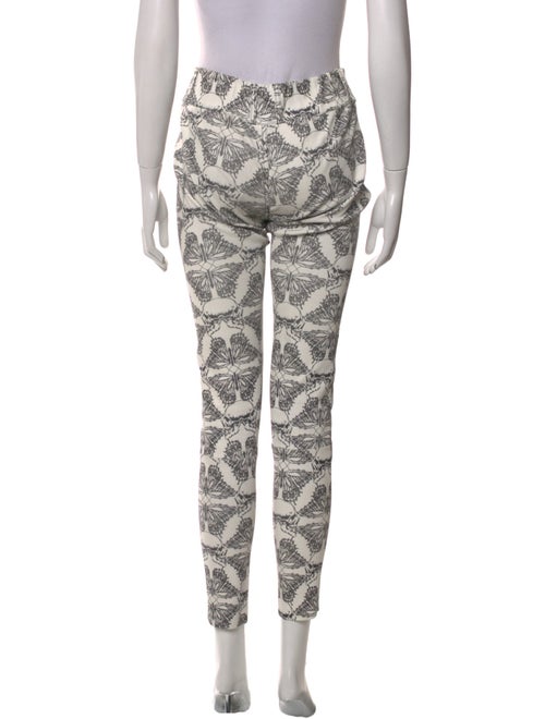 Thomas Wylde Lamb Leather Skinny Leg Pants