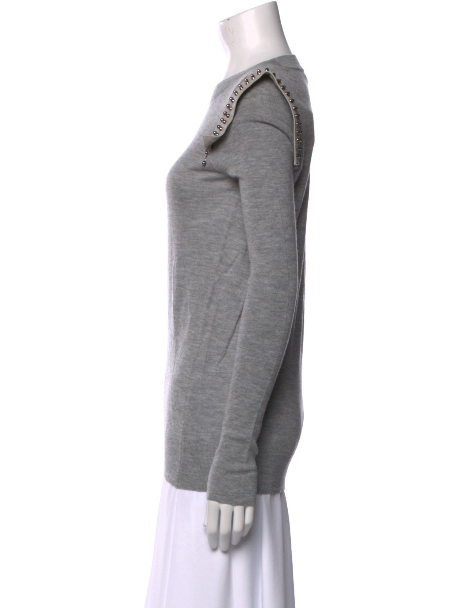 Thomas Wylde Cashmere Bateau Neckline Sweatshirt