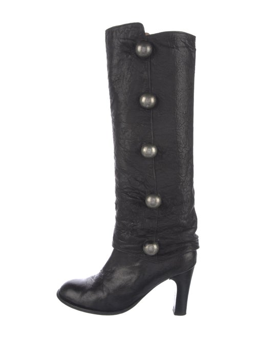 Thomas Wylde Leather Studded Accents Boots