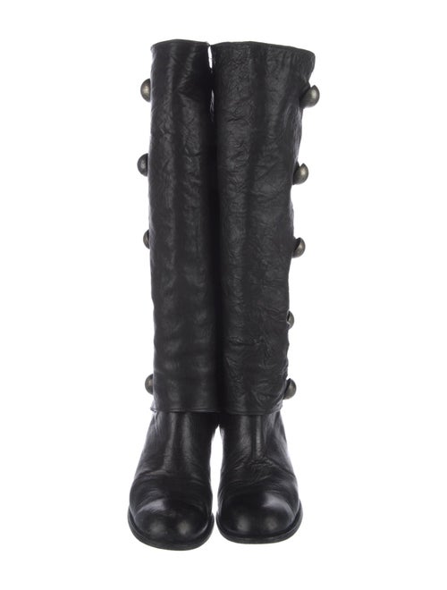 Thomas Wylde Leather Studded Accents Boots