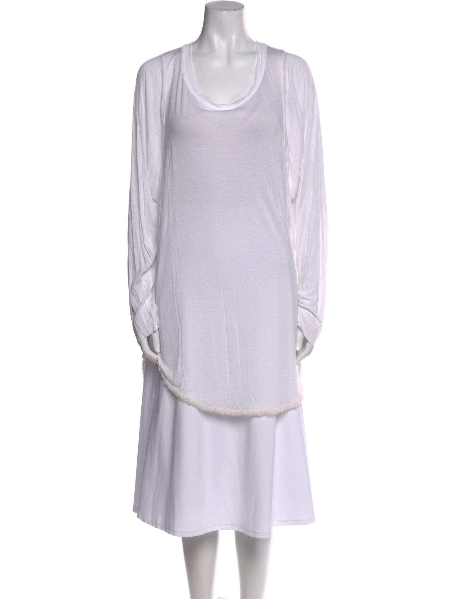 Thomas Wylde Scoop Neck Long Sleeve Tunic