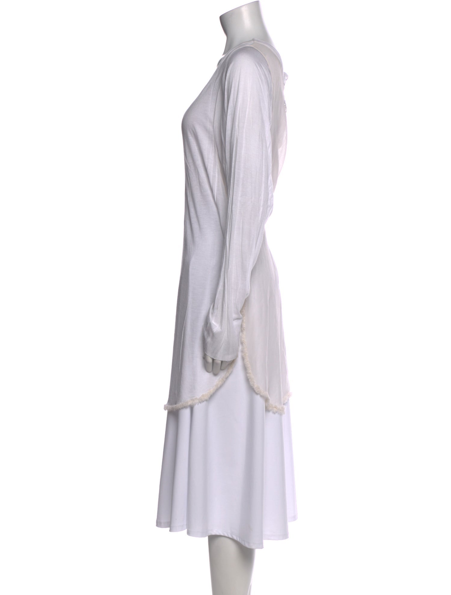 Thomas Wylde Scoop Neck Long Sleeve Tunic