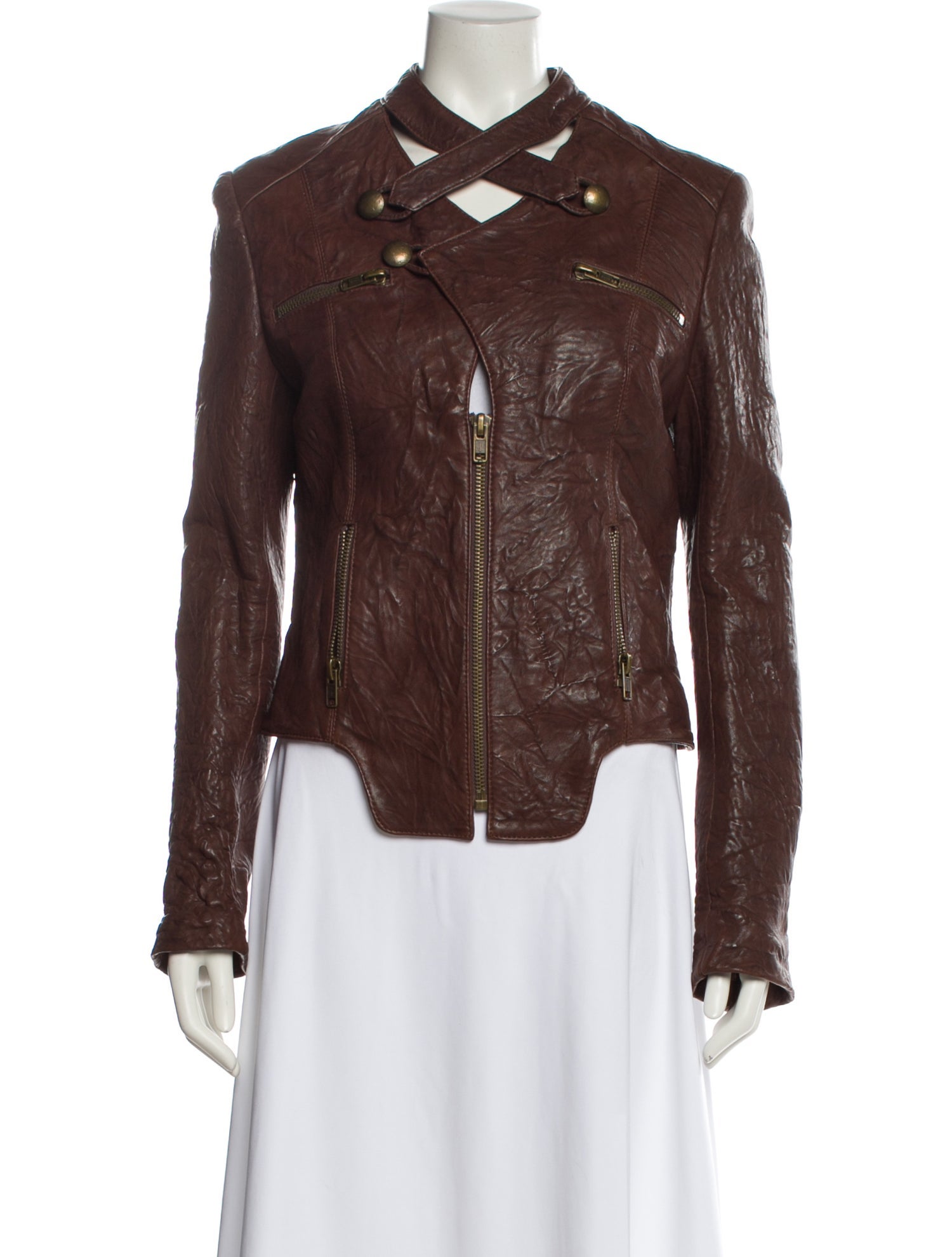 Thomas Wylde Vintage Lamb Leather Jacket