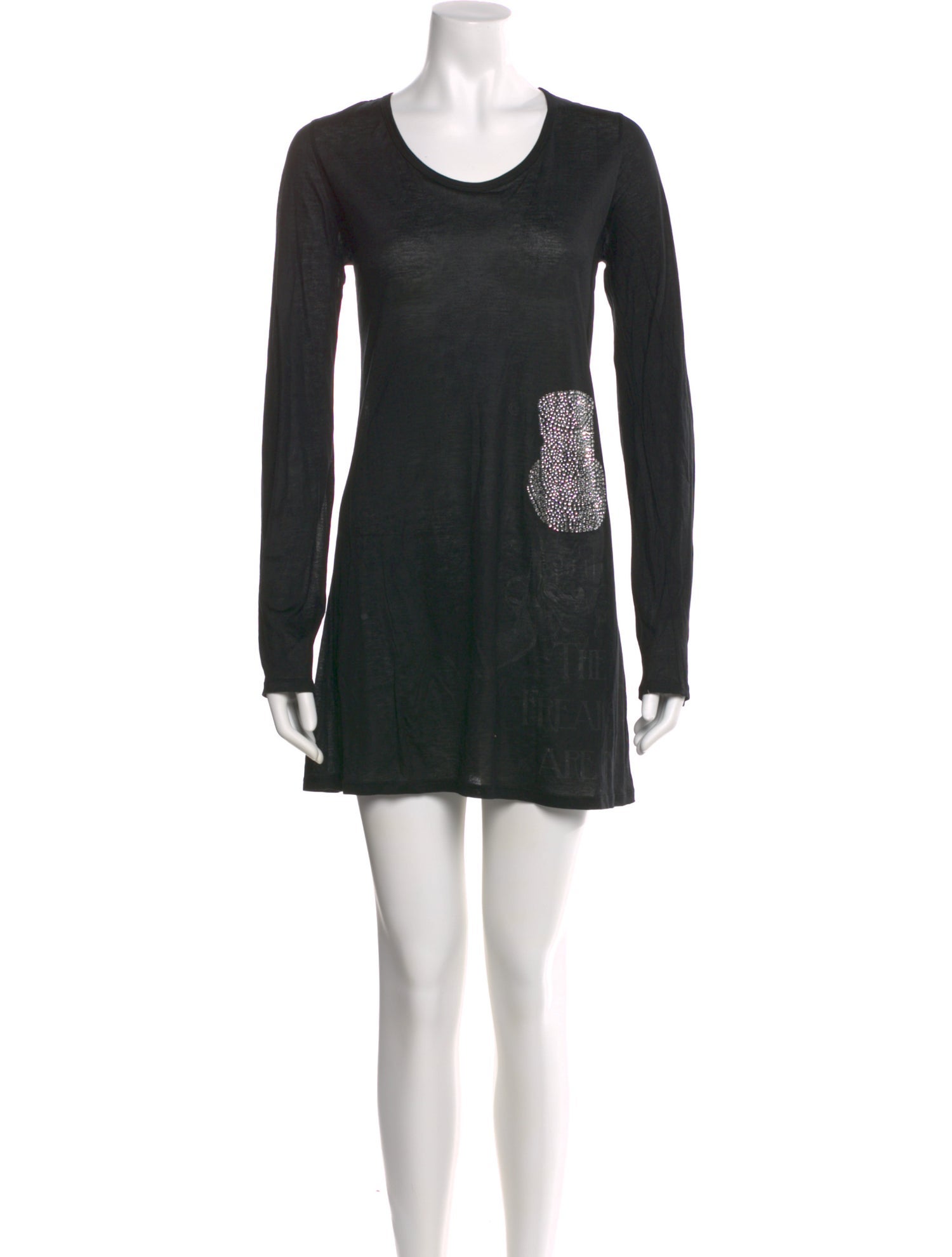 Thomas Wylde Scoop Neck Mini Dress