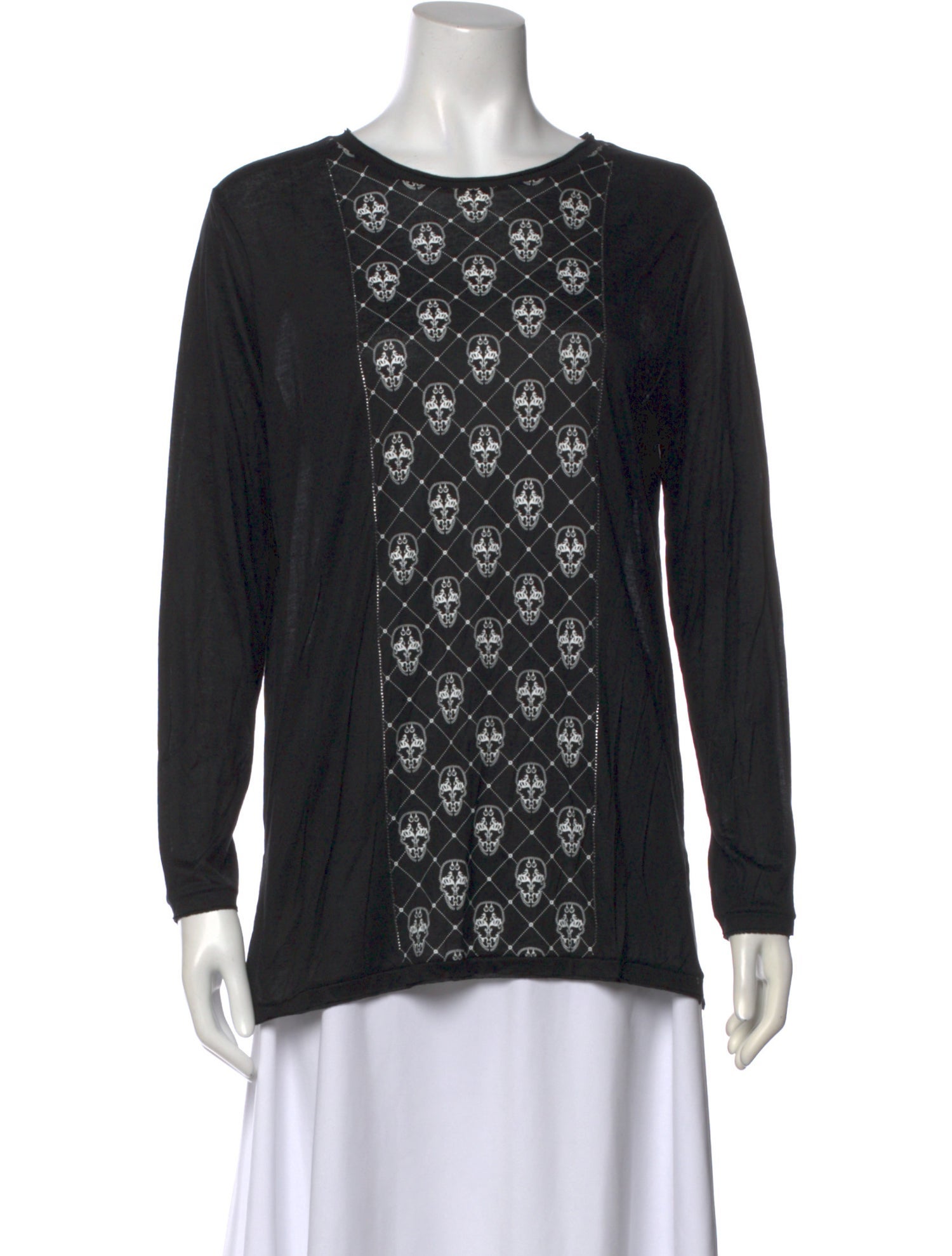 Thomas Wylde Printed Scoop Neck Sweatshirt