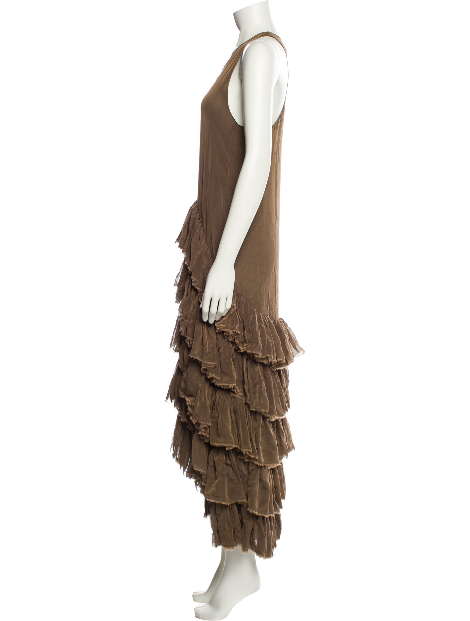Thomas Wylde Silk Long Dress