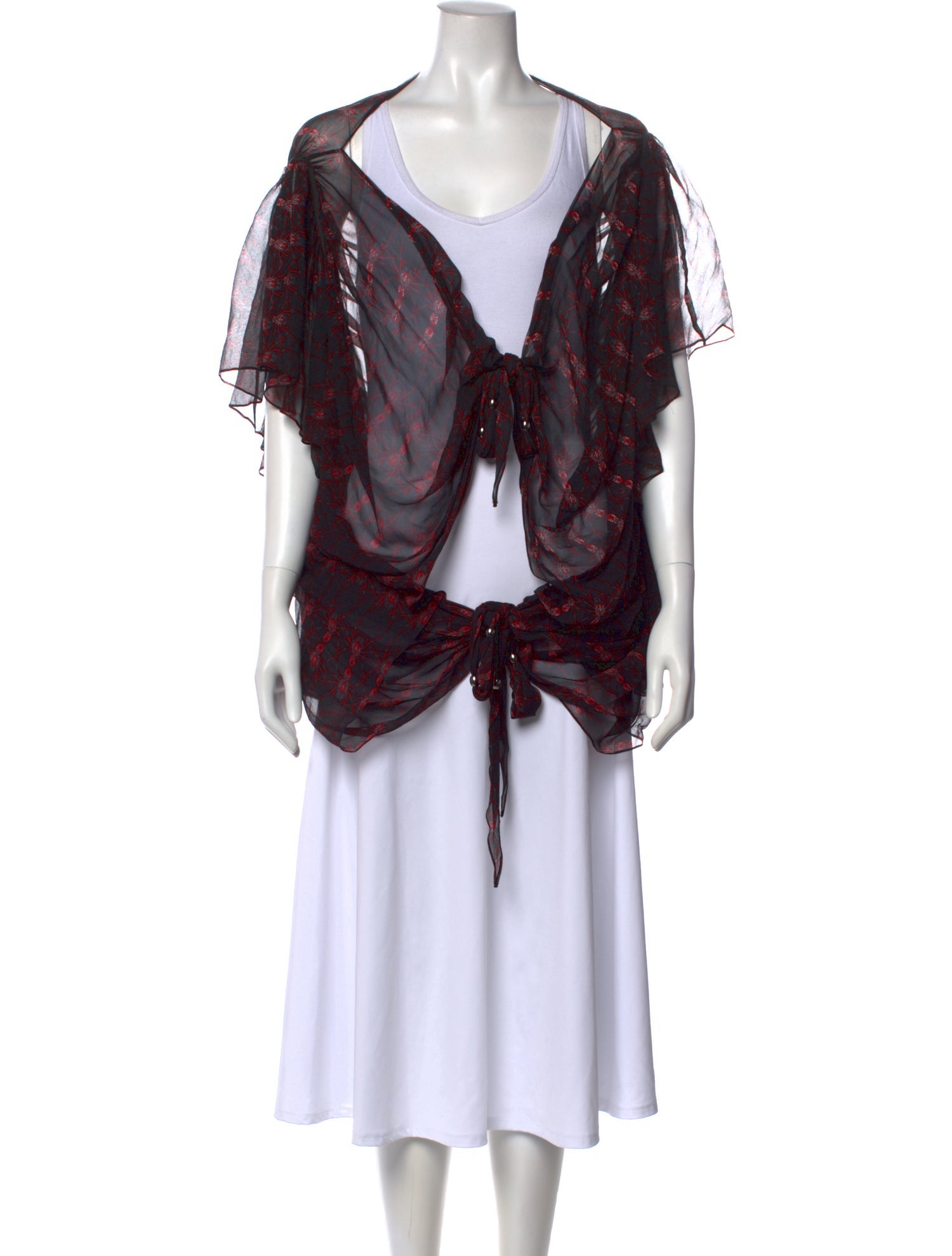 Thomas Wylde Silk Printed Blouse