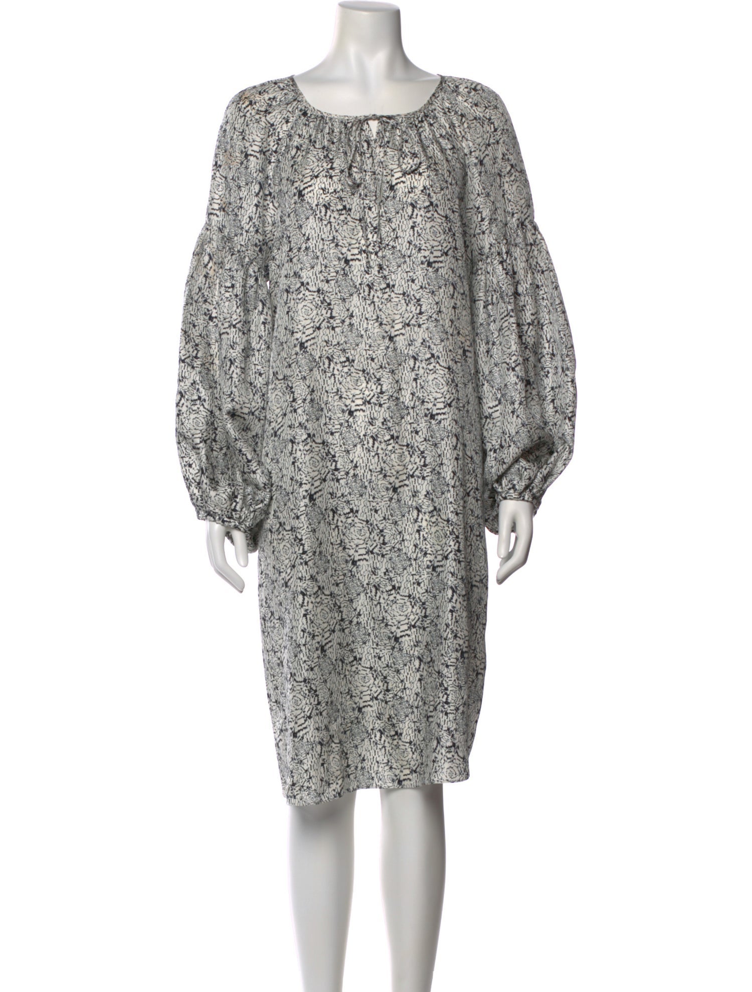 Thomas Wylde Silk Knee-Length Dress