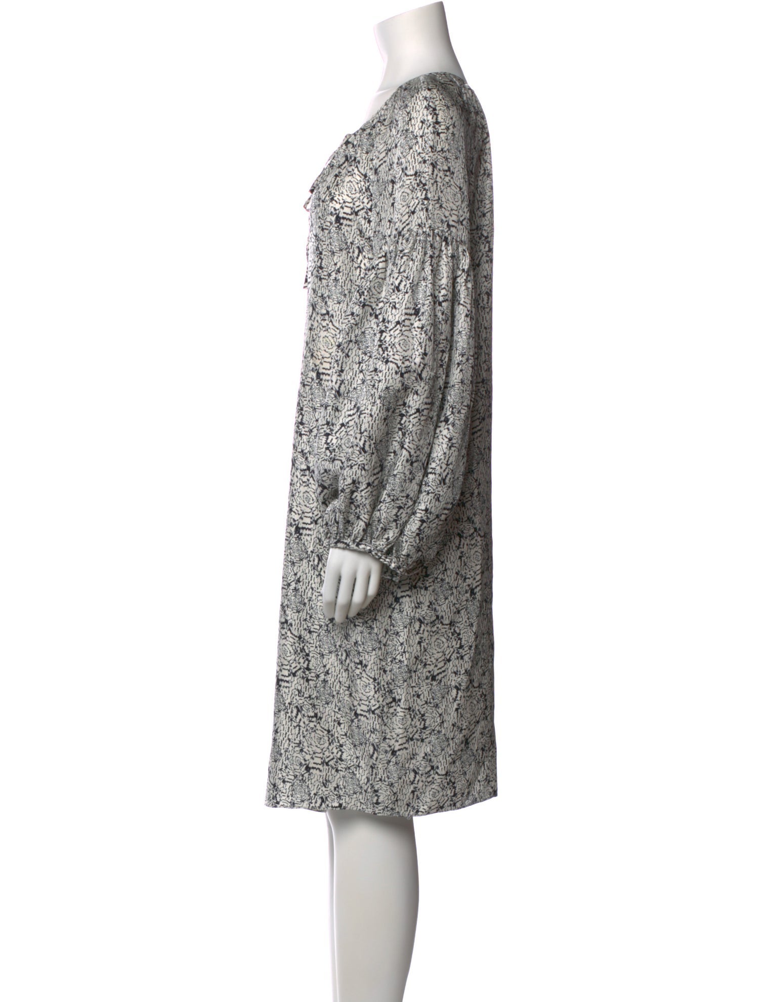 Thomas Wylde Silk Knee-Length Dress