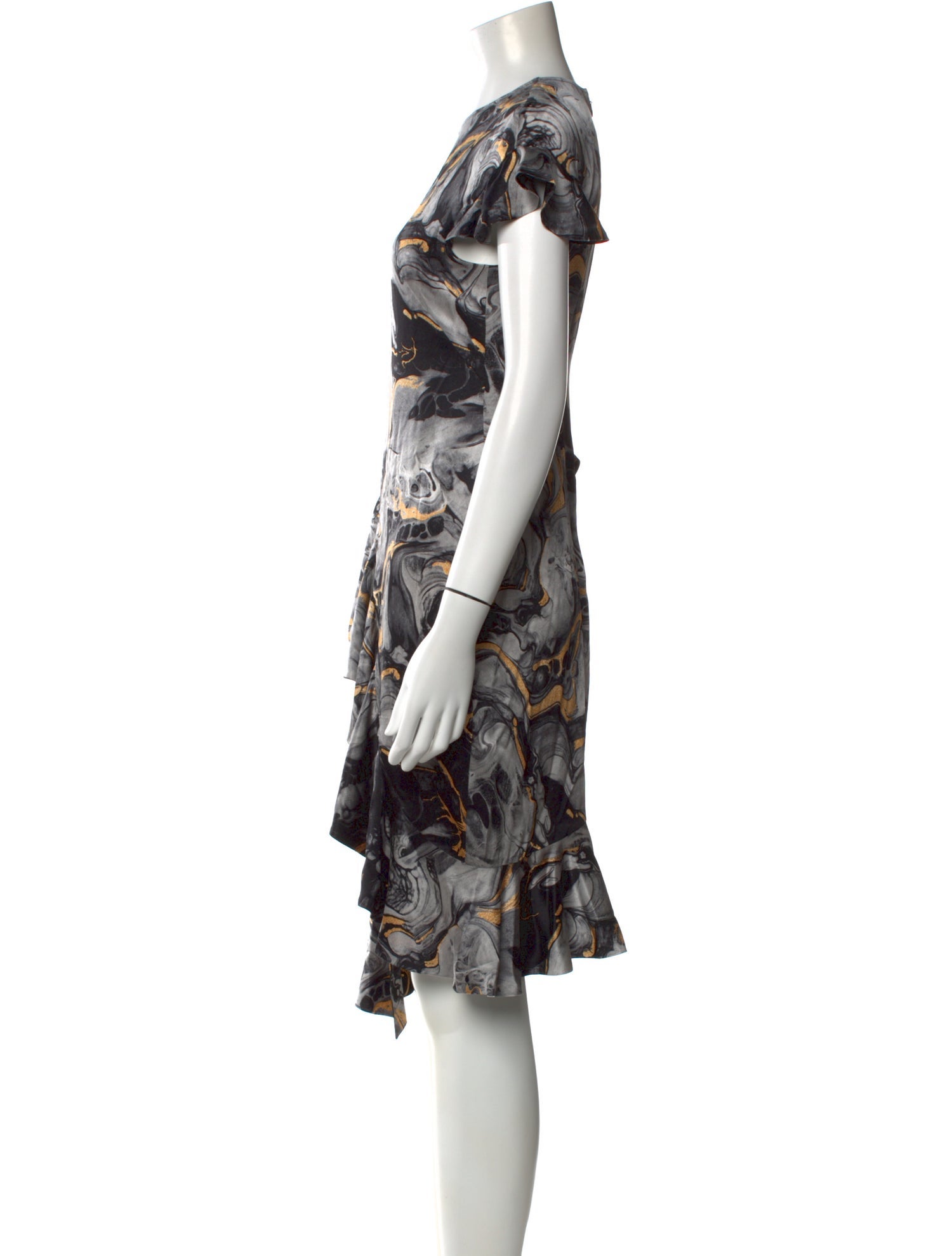 Thomas Wylde Silk Midi Length Dress