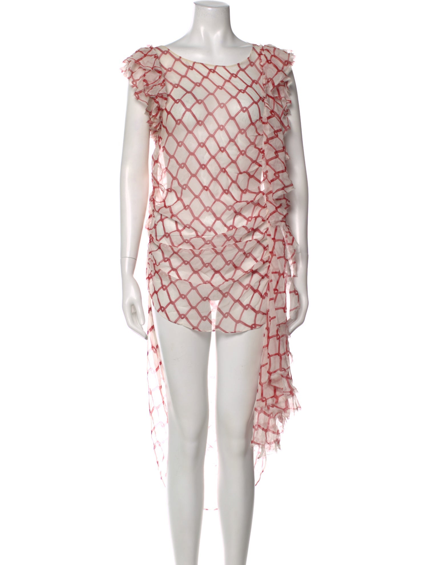 Thomas Wylde Printed Midi Length Dress