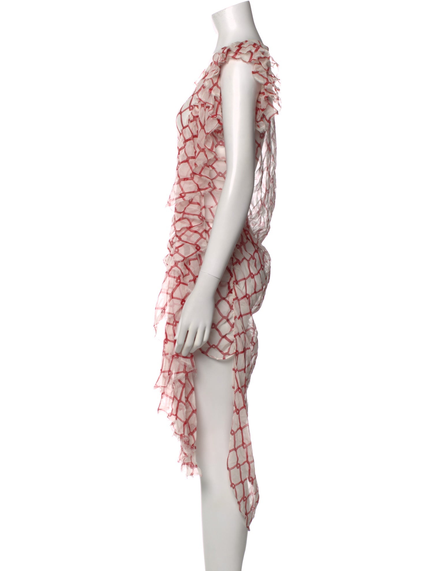 Thomas Wylde Printed Midi Length Dress