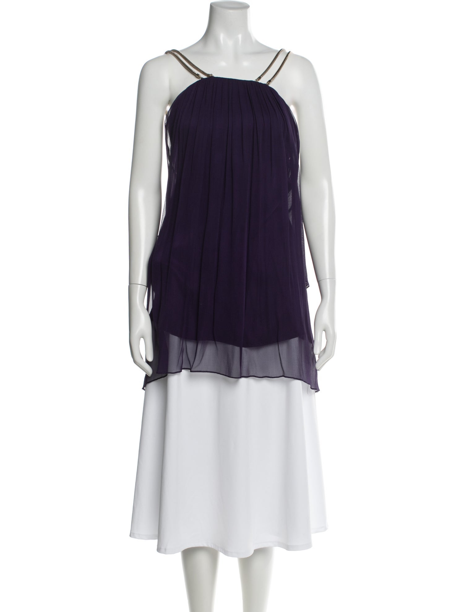 Thomas Wylde Halterneck Sleeveless Top