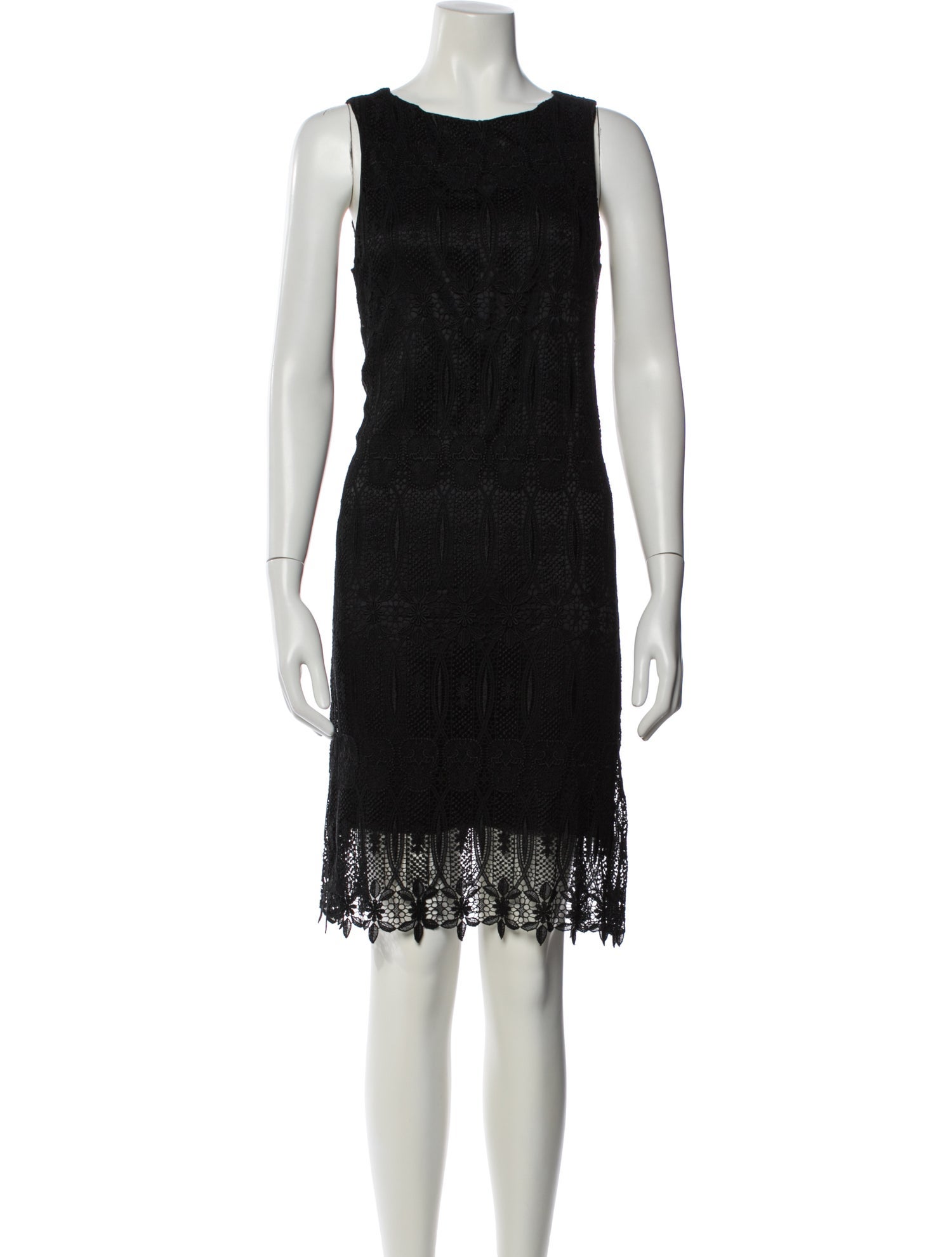Thomas Wylde Scoop Neck Knee-Length Dress
