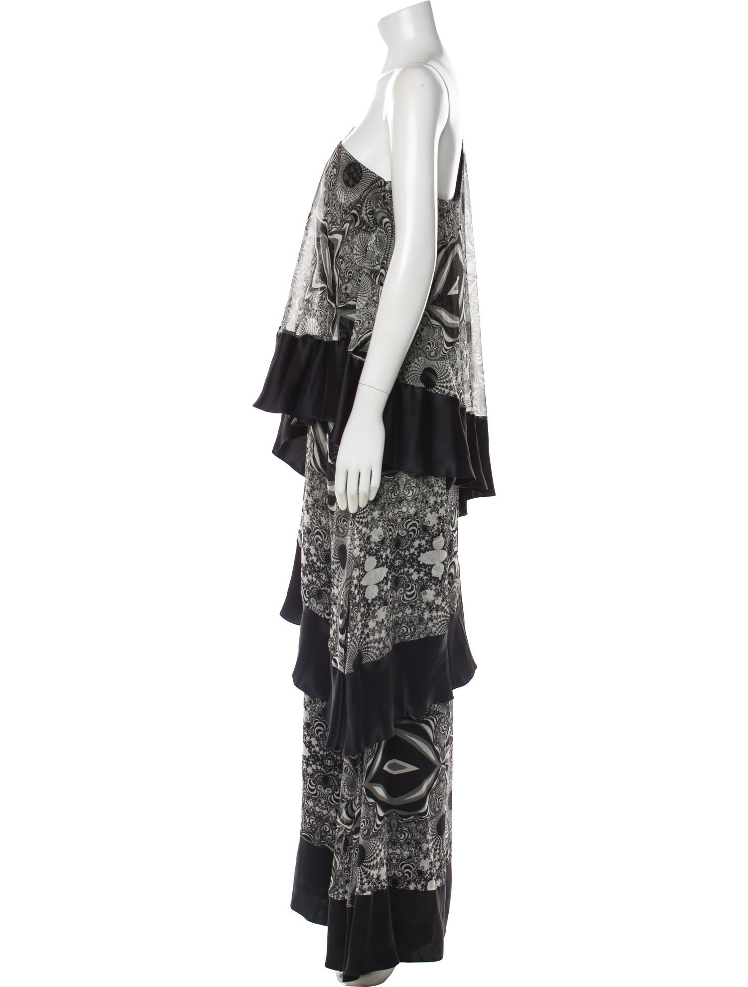 Thomas Wylde Silk Long Dress