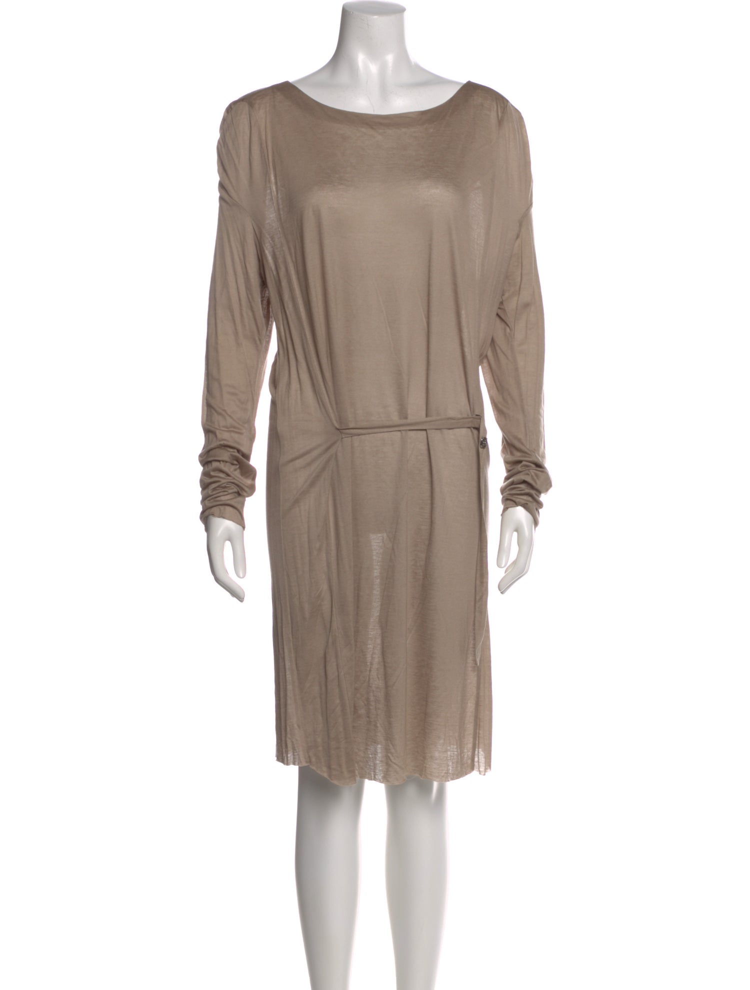 Thomas Wylde Bateau Neckline Knee-Length Dress