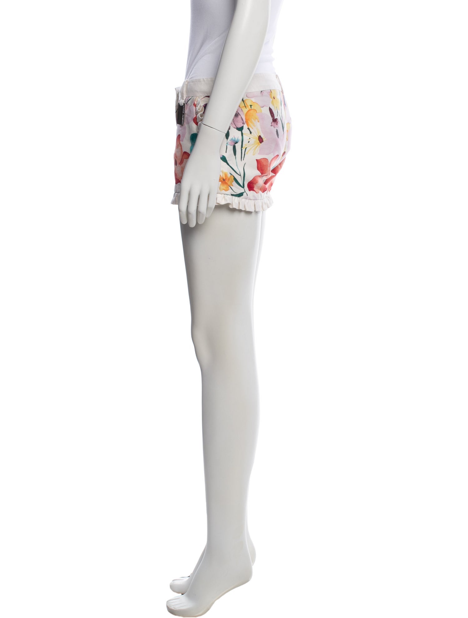 Thomas Wylde Printed Mini Shorts