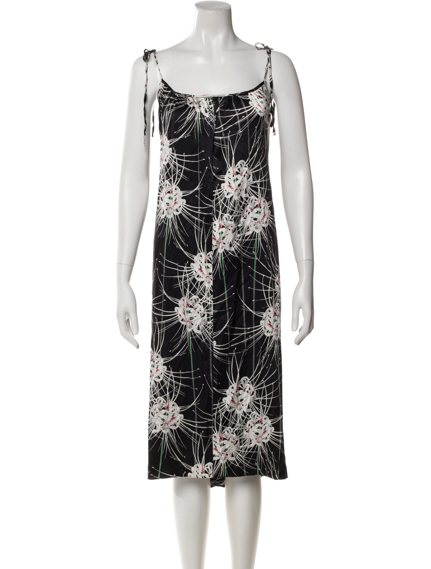 Thomas Wylde Silk Midi Length Dress