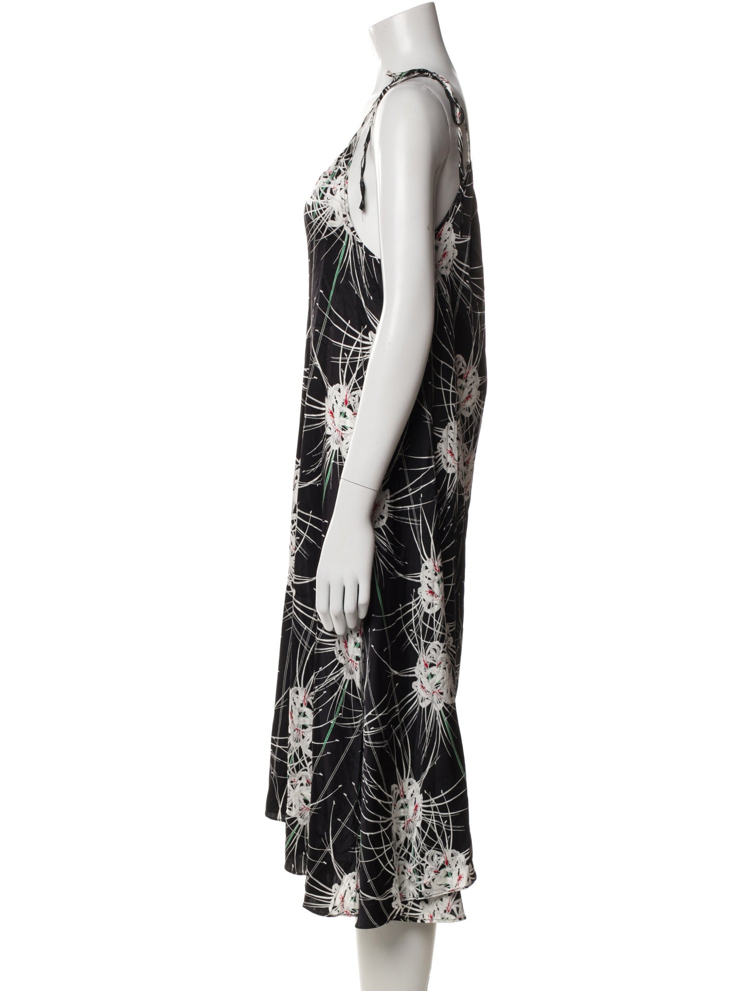 Thomas Wylde Silk Midi Length Dress