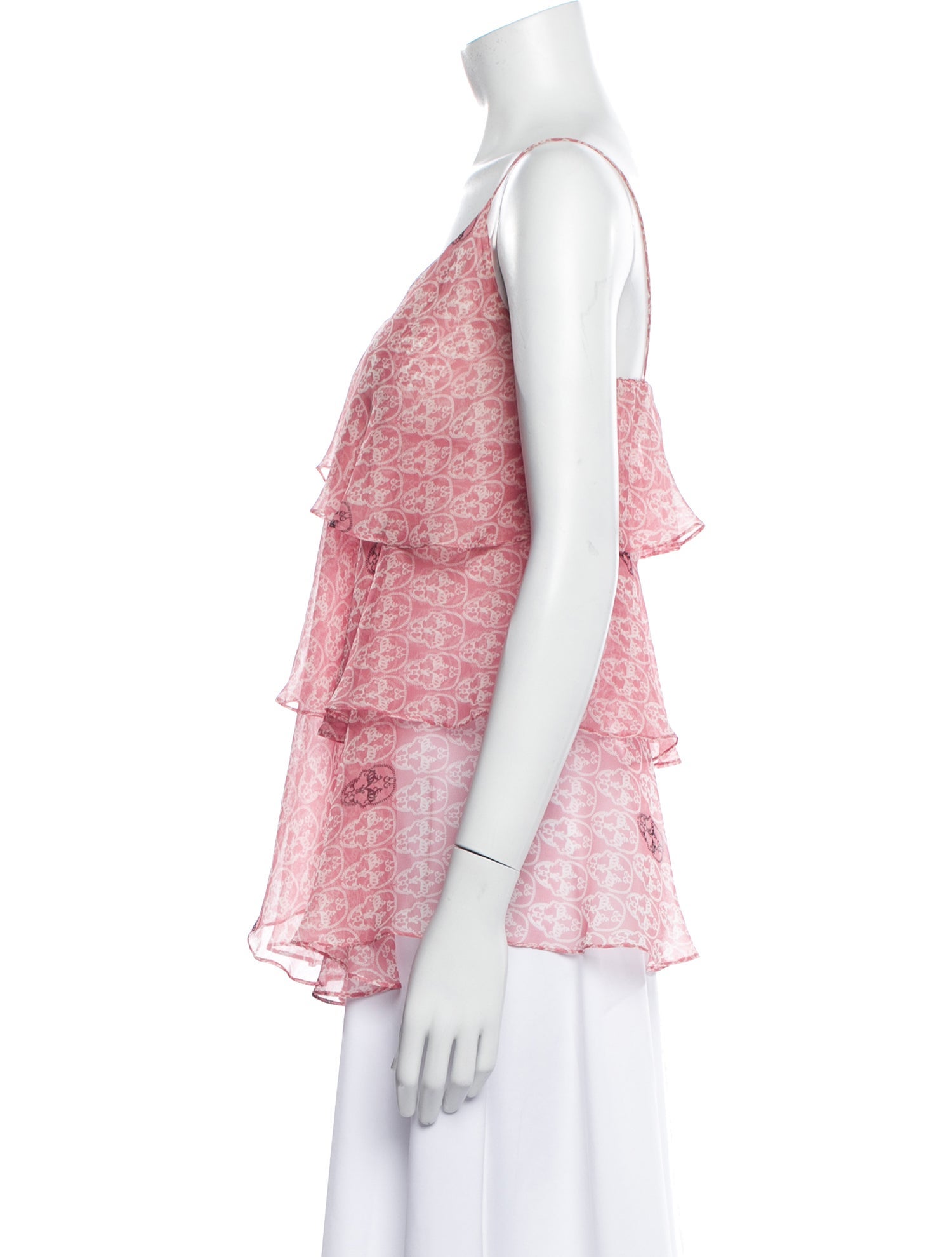 Thomas Wylde Silk Printed Top