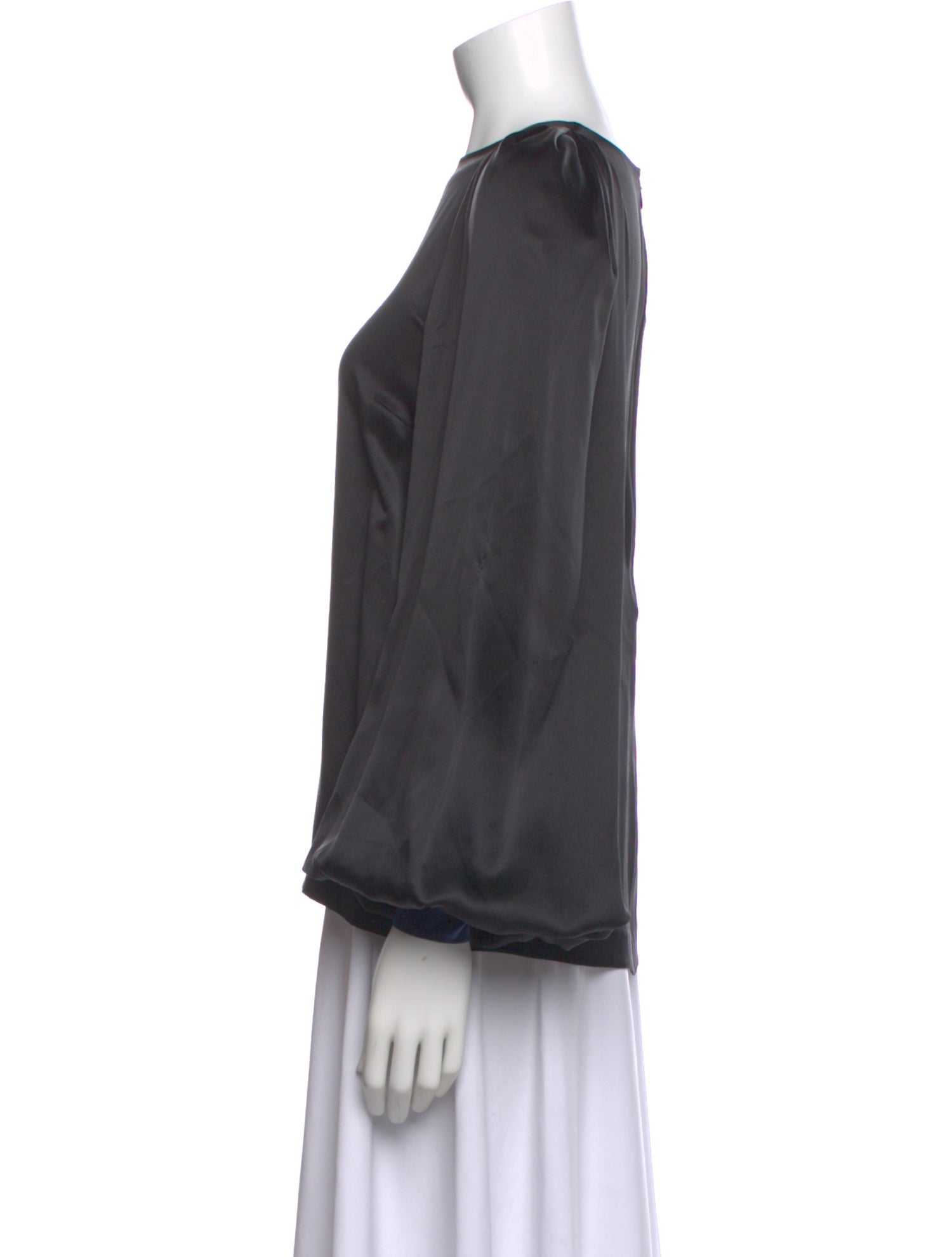 Thomas Wylde Silk Crew Neck Top