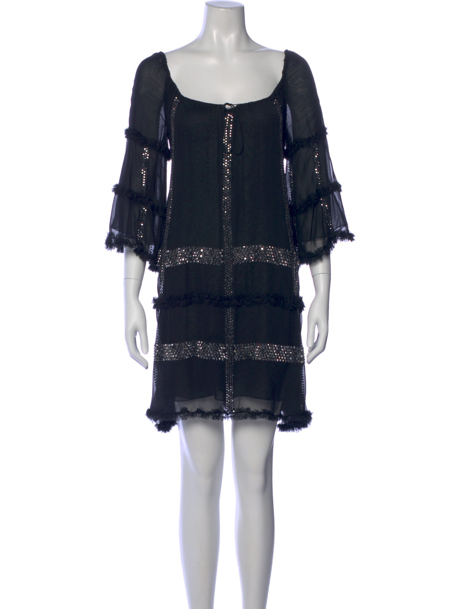 Thomas Wylde Silk Mini Dress