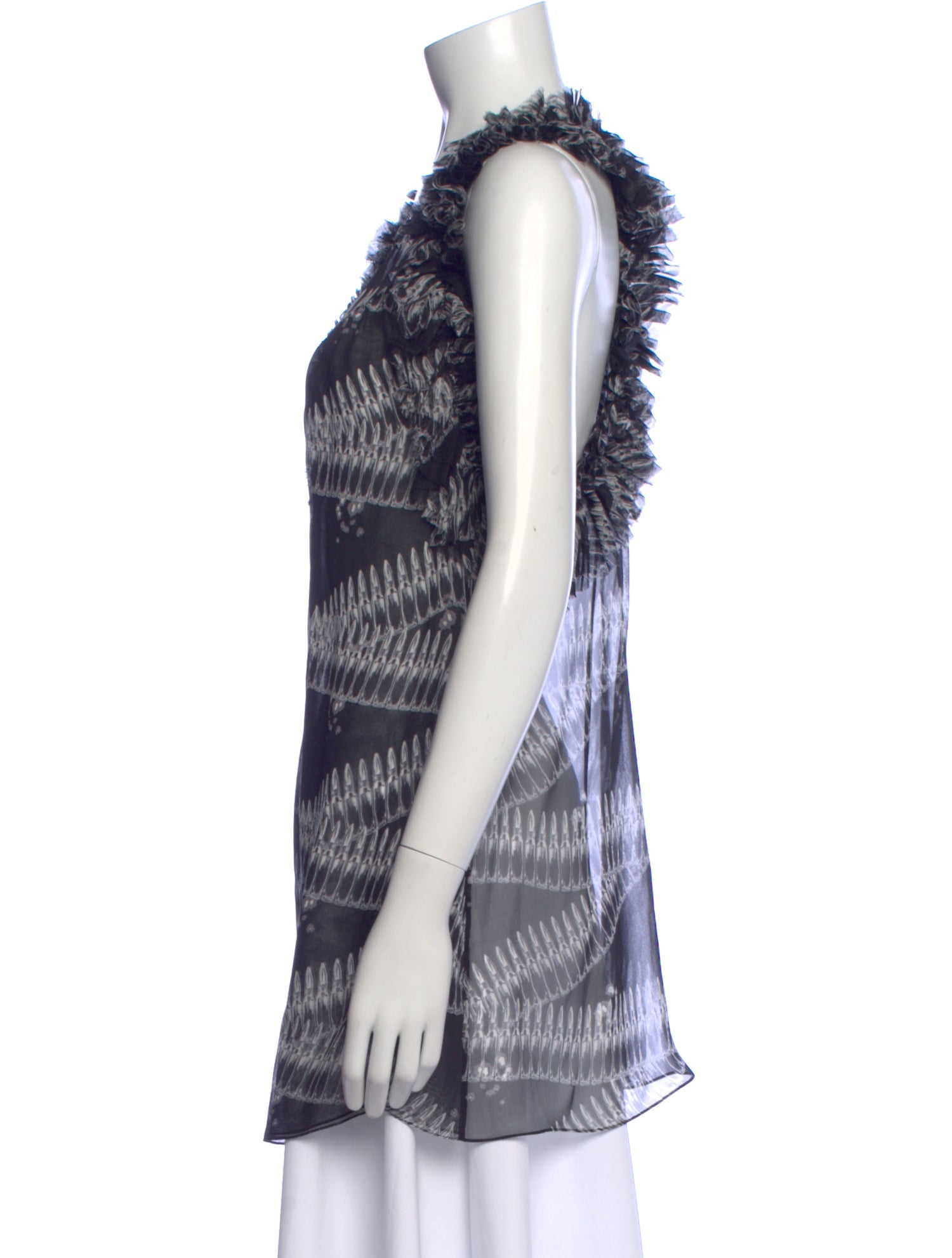 Thomas Wylde Silk Printed Top